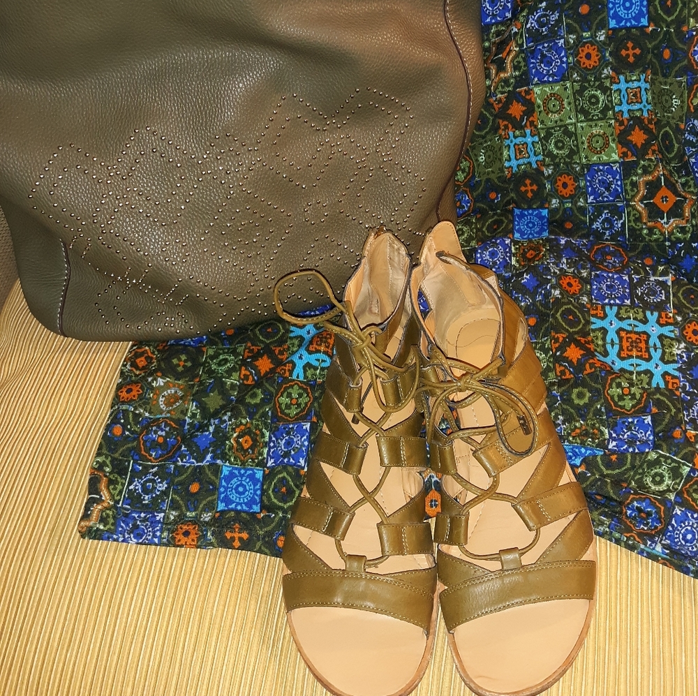 Franco Sarto Gladiator Sandals Size 8.5